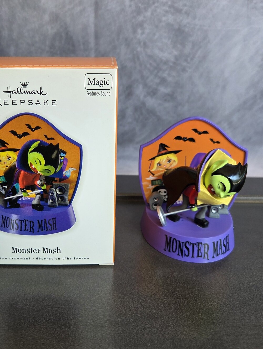 Adorable Hallmark Keepsake Monster Mash Musical Halloween Ornament - New in Box